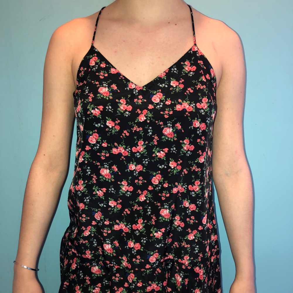 Black Floral Dress